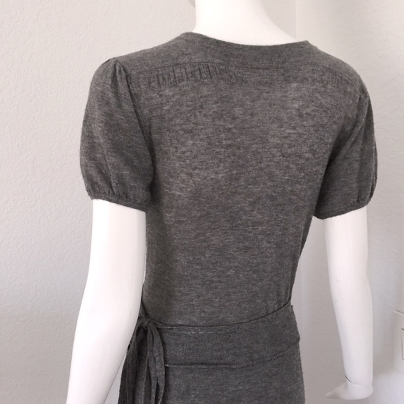 Calypso St. Barth gray cashmere Wrap Dresses - Picture 5 of 6